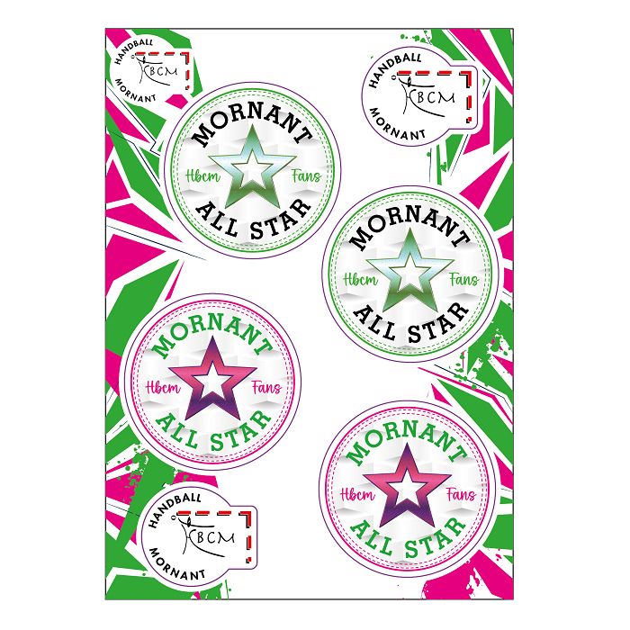 Stickers supporter Stars - HANDBALL MORNANT